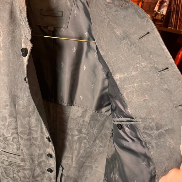 $2894 JOHN VARVATOS "Romance & Reverb" 3 Piece Floral Suit (sz. IT50) - Picture 4 of 16